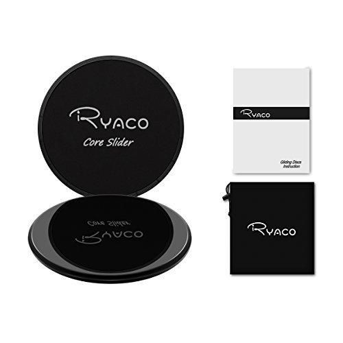 Ryaco 2X Discos Deslizantes para Fitness Abdominales con Bolsa de Transporte –Discos