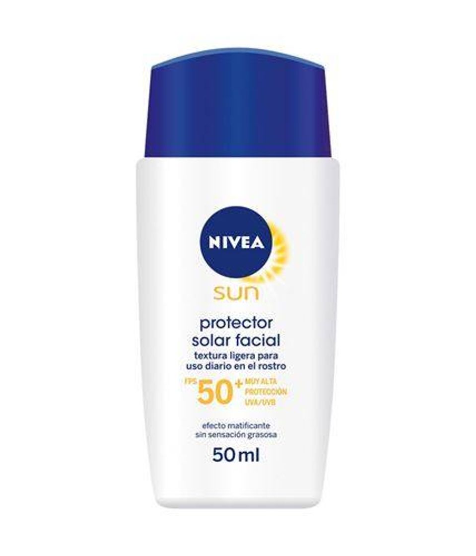 Moda Nivea Sun Protector Facial Solar.