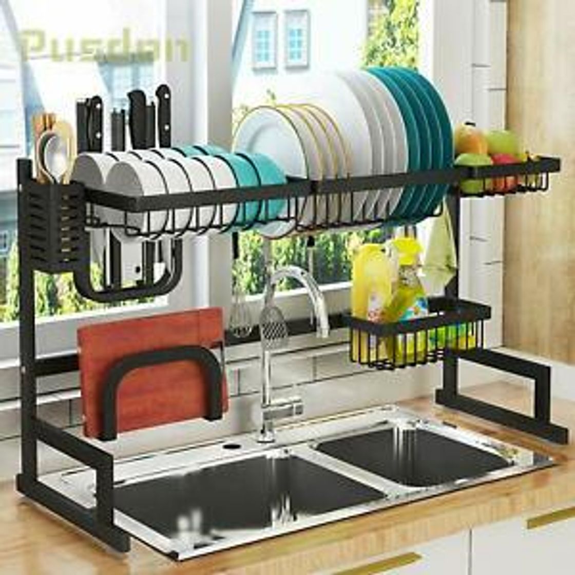 Social Above sink dish drying rack