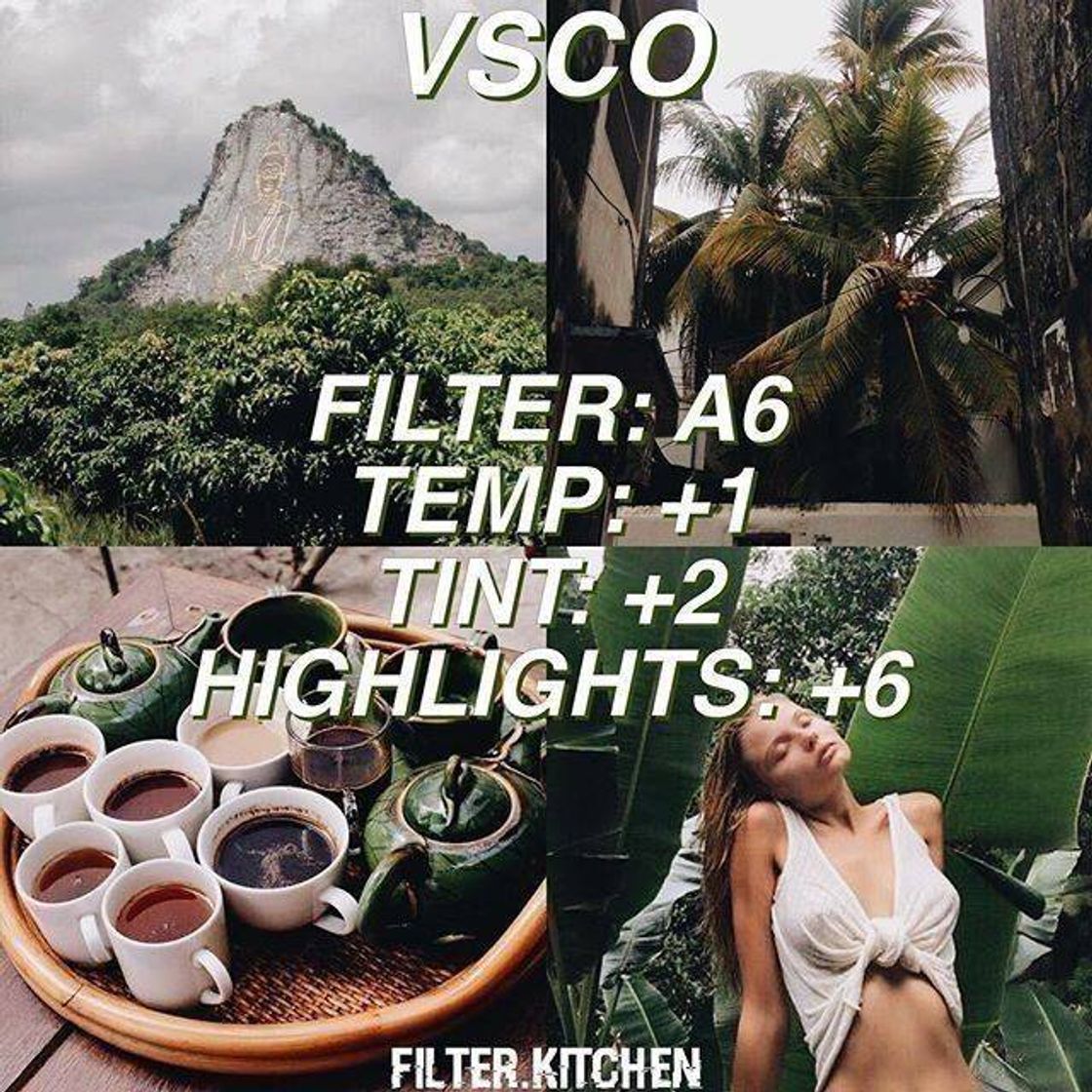 Fashion Filtros VSCO