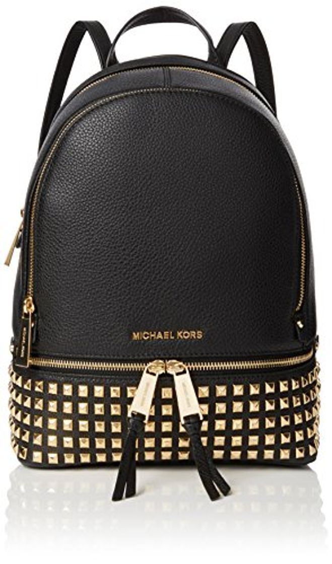 Products Michael Kors Rhea Zip, Bolso mochila para Mujer, Negro