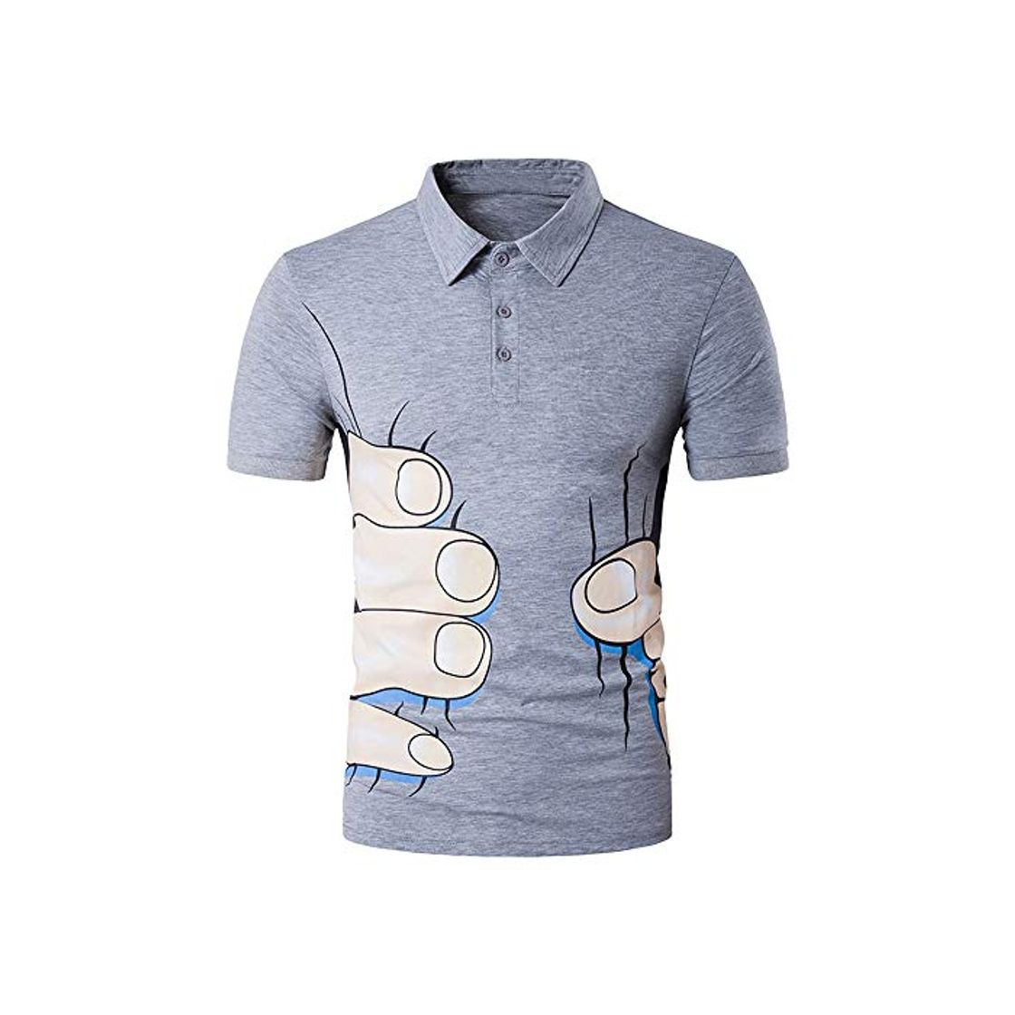 Moda NiTuoZe Playera Tipo Polo para Hombre