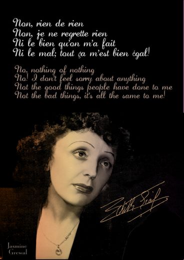  Non, Je Ne Regrette Rien - Edith Piaf 