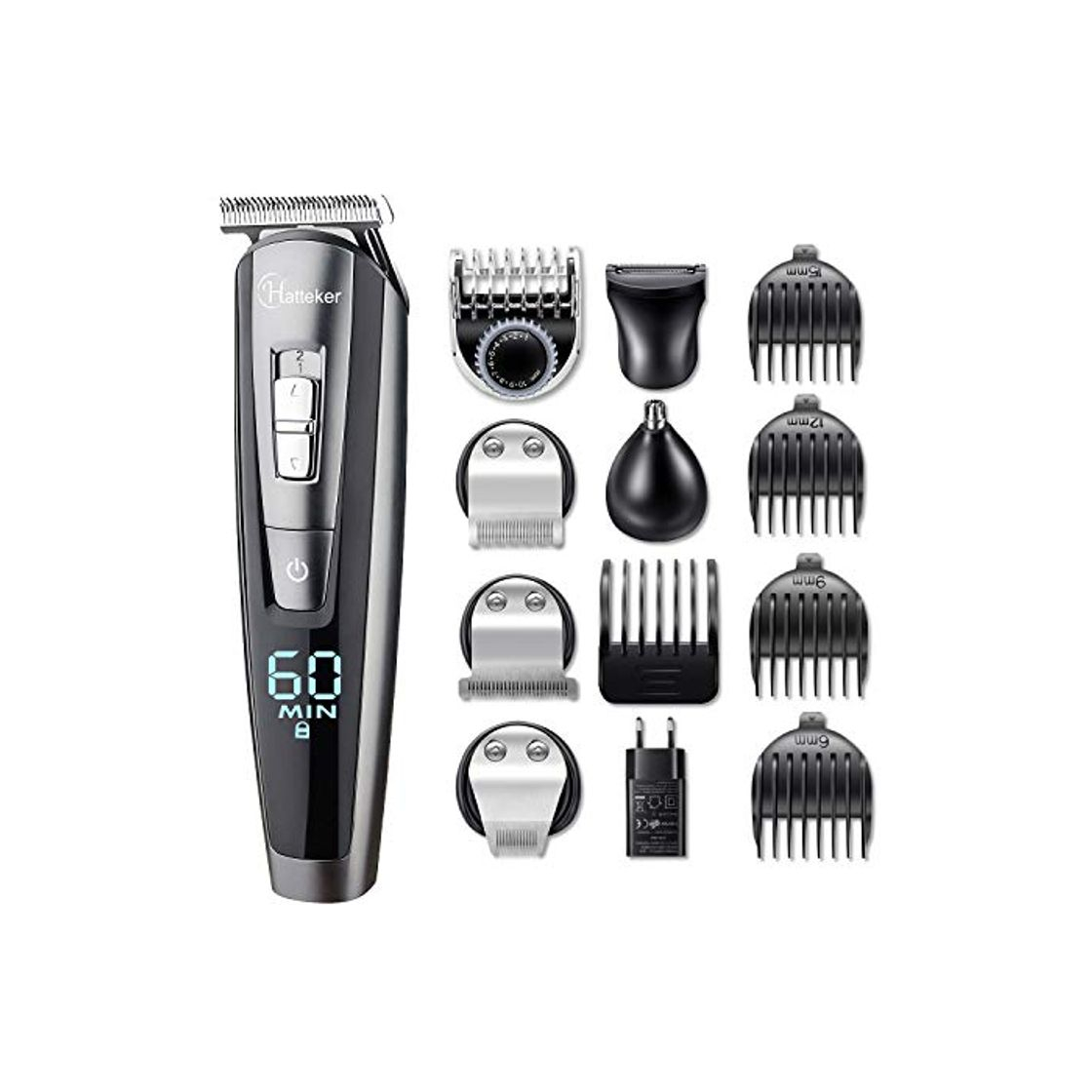 Social Hatteker Barbero Electrico Cortapelos Profesional Hombre Cortador Pelo Cortadora de Pelo Recargable