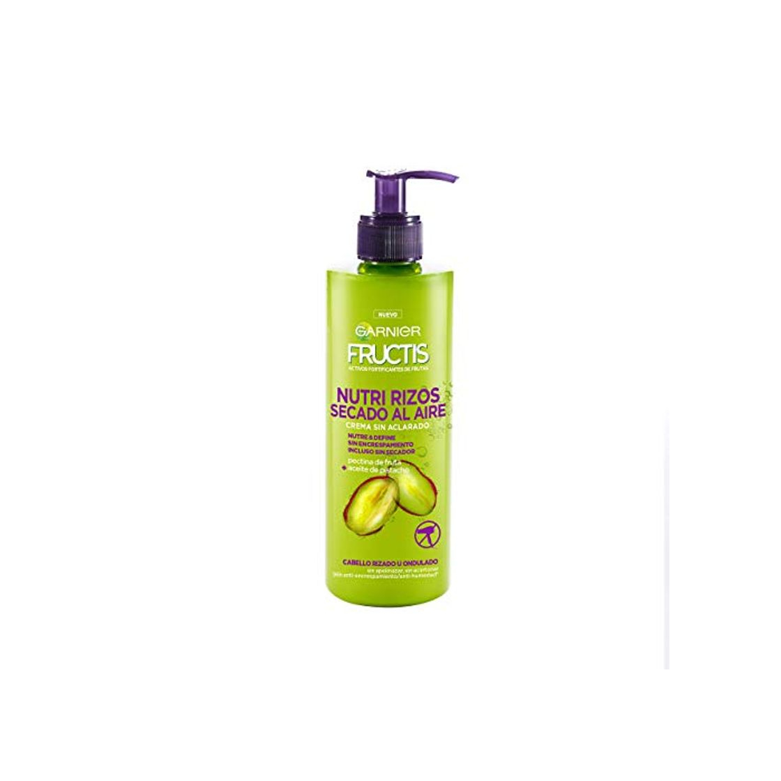 Social Garnier Fructis Nutri Rizos Secado al Aire Crema Sin Aclarado para Pelo