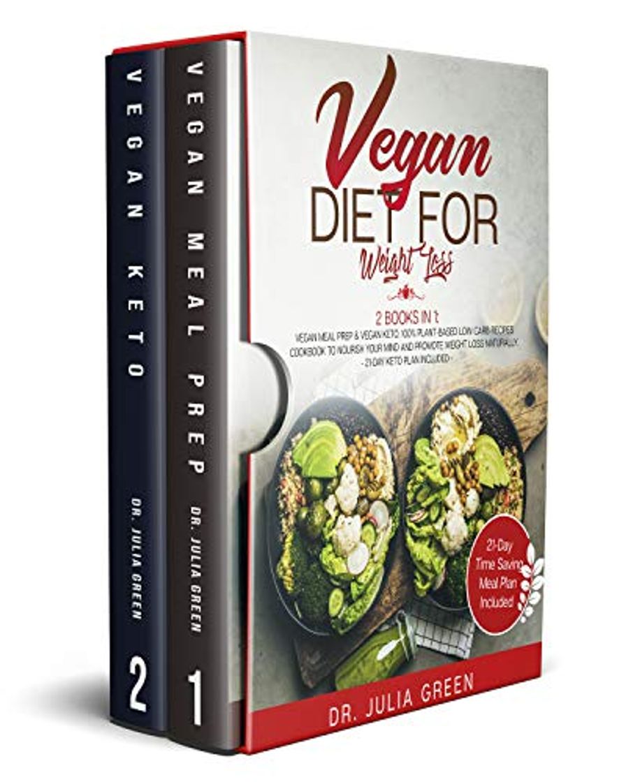 Book Vegan Diet for Weight Loss: 2 Books in 1:  Vegan Meal