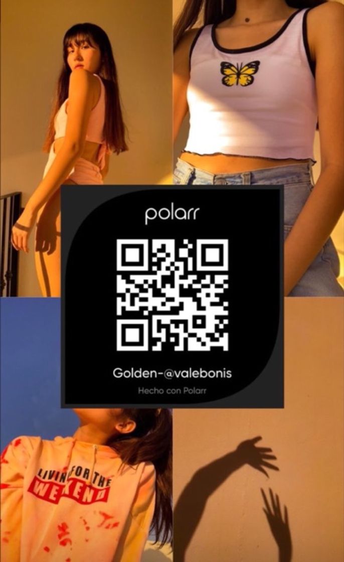 Fashion qrs códigos polarr