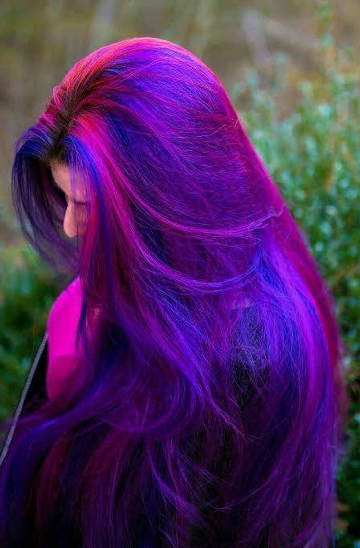 Fashion Cabelo colorido 💜