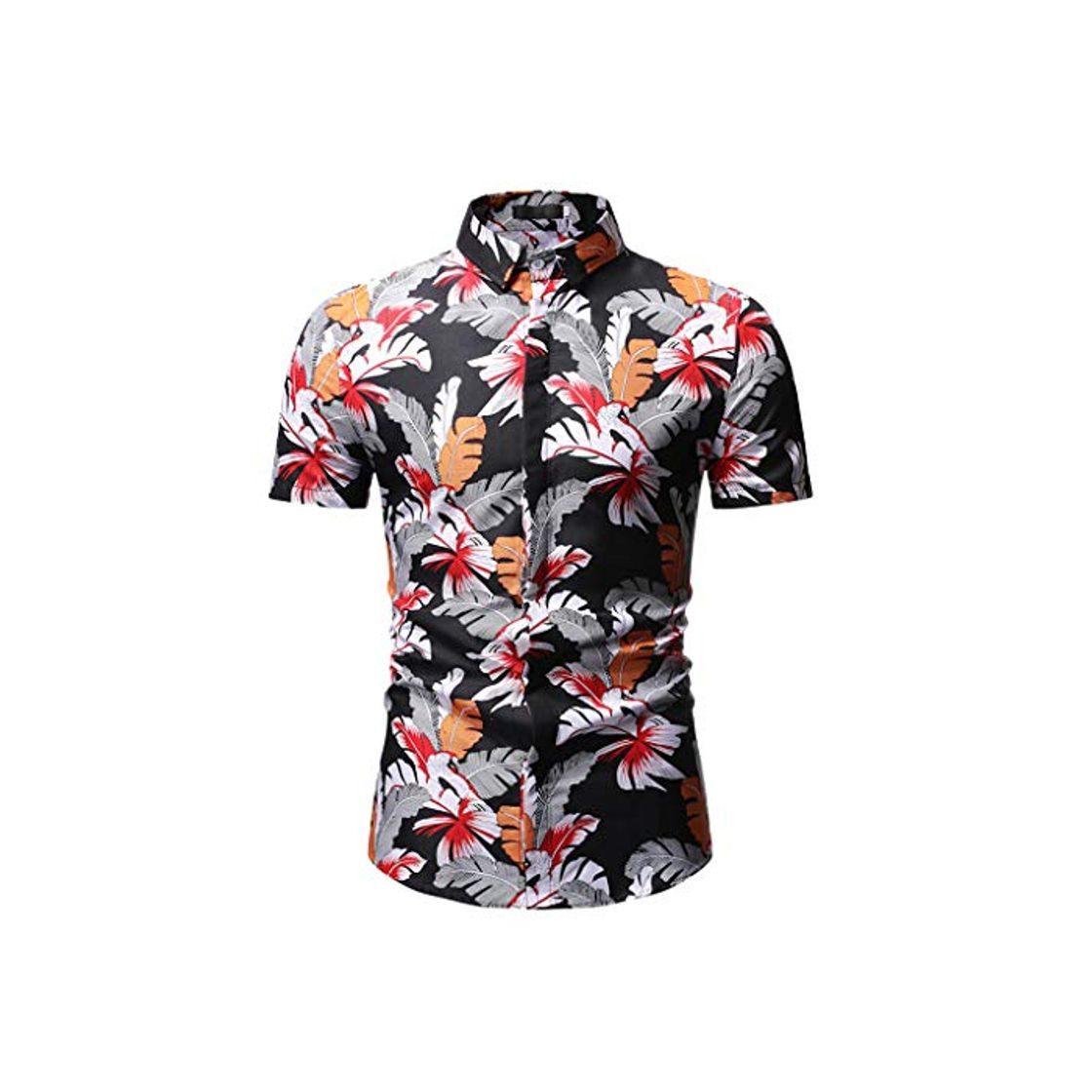 Social Overdose Camisas Hombre Fiesta Estampados T Shirt Hombre Originales Vintage Hawaiianas Camiseta de La Playa Manga Corta Vestir