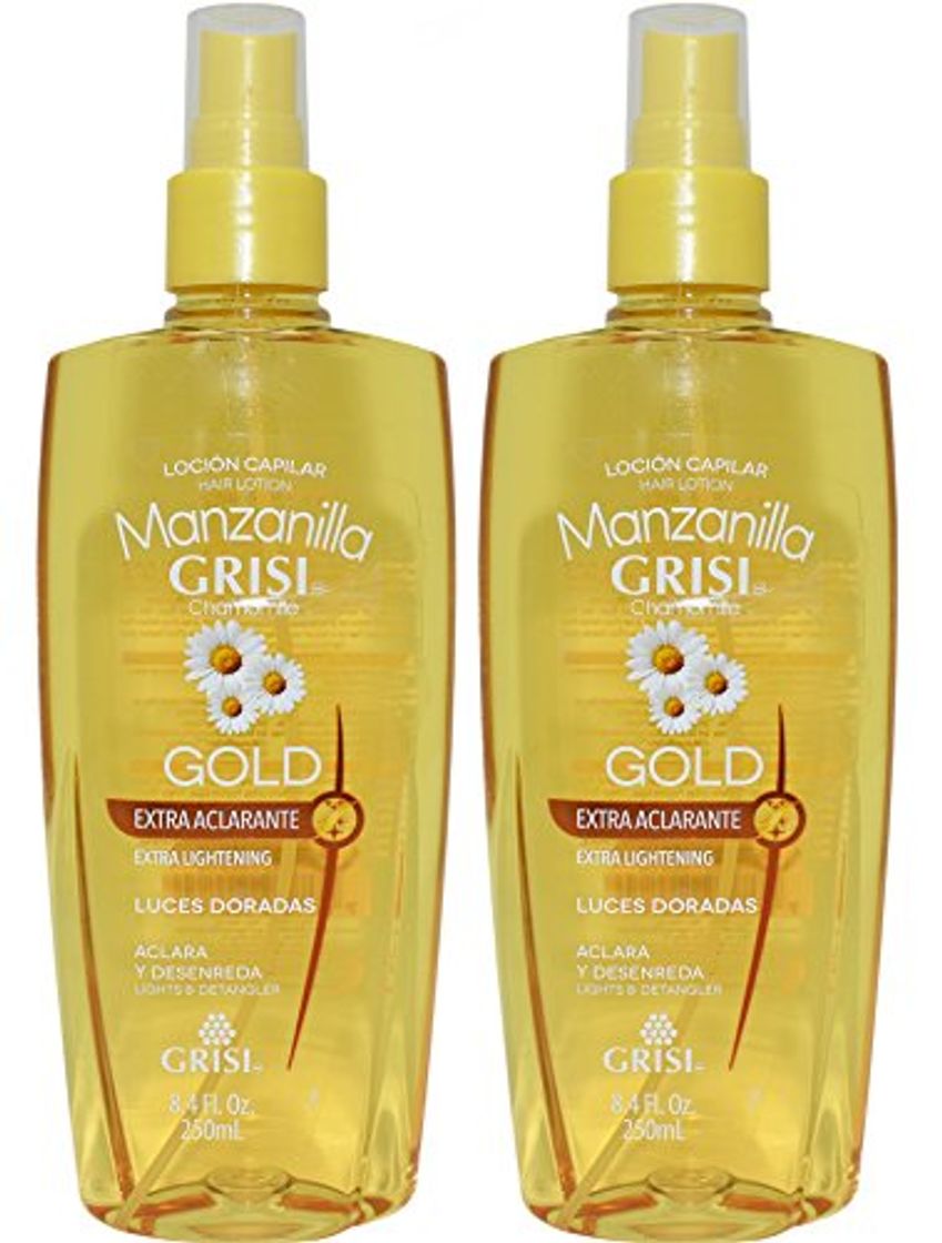 Social Grisi Chamomile Hair Lotion Manzanilla Lightens & Detangles 8.4 oz.