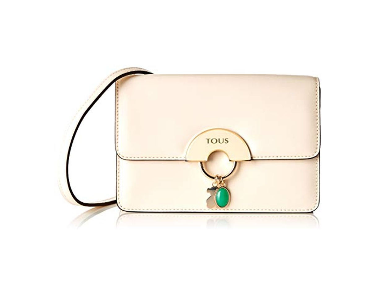 Tous 995890571, Bolso bandolera para Mujer, Blanco