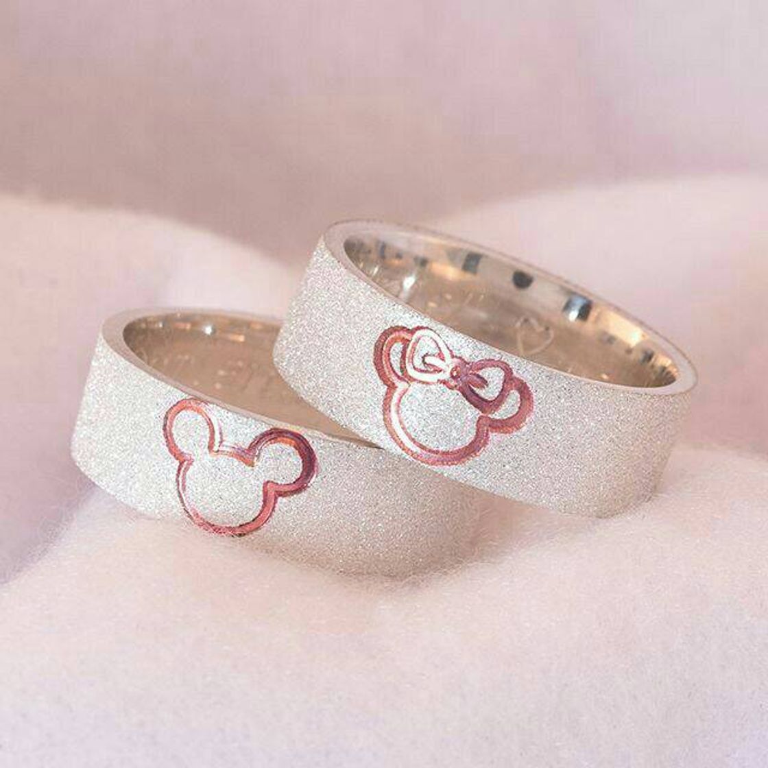 Social Anel de compromisso Mickey e Minnie