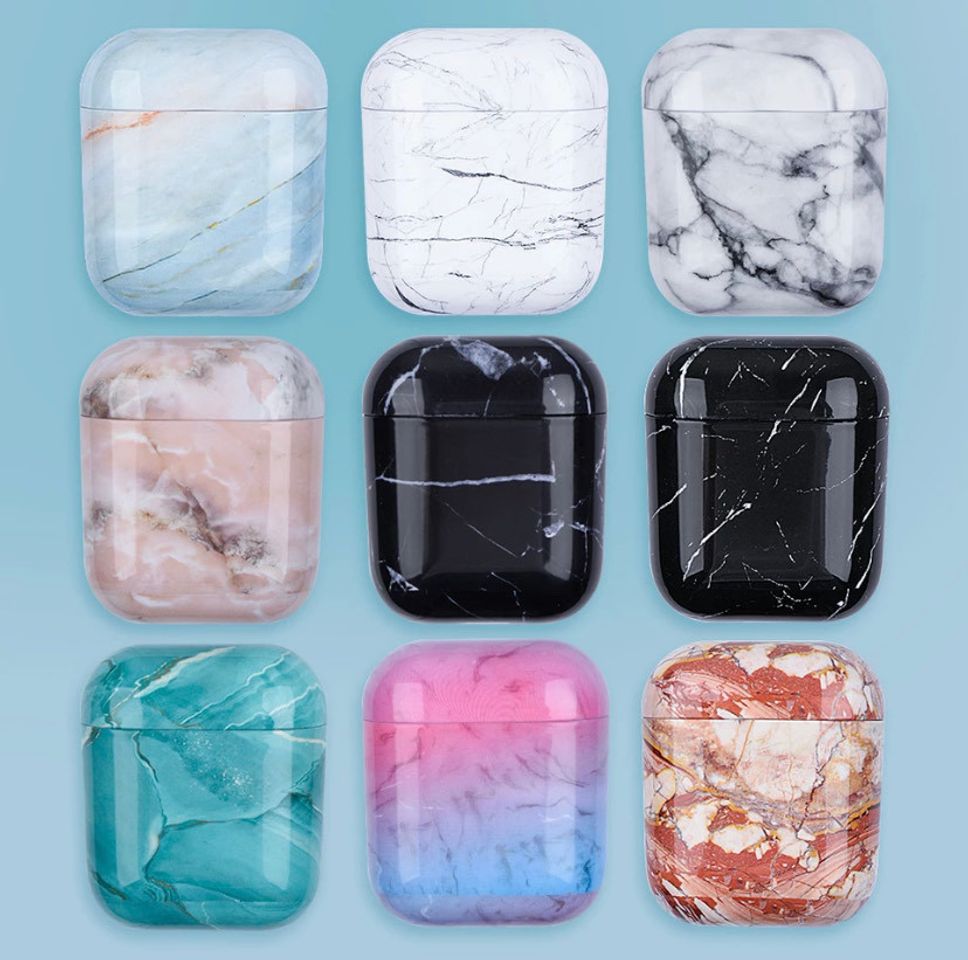 Social Funda mármol airpods 