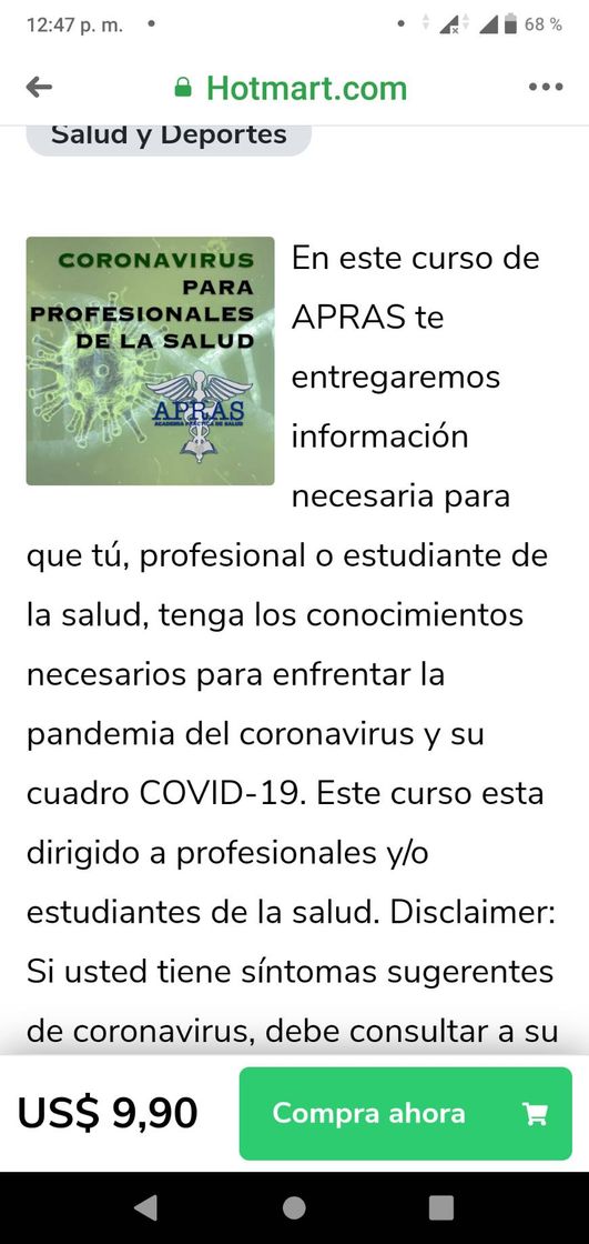 Libro Manual Coronavirus para médicos 