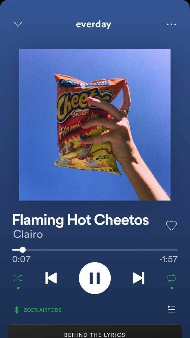 Music Flaming Hot Cheetos