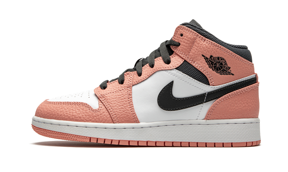 Fashion Jordan 1 Mid Pink Quartz (GS) - 555112-603 - Restocks