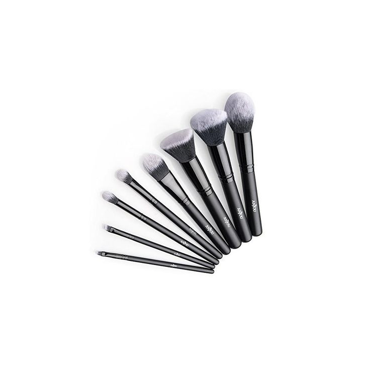 Producto Kit de Brochas Maquillaje 8 Piezas Anjou Cerdas de Fibra Sintética Suave