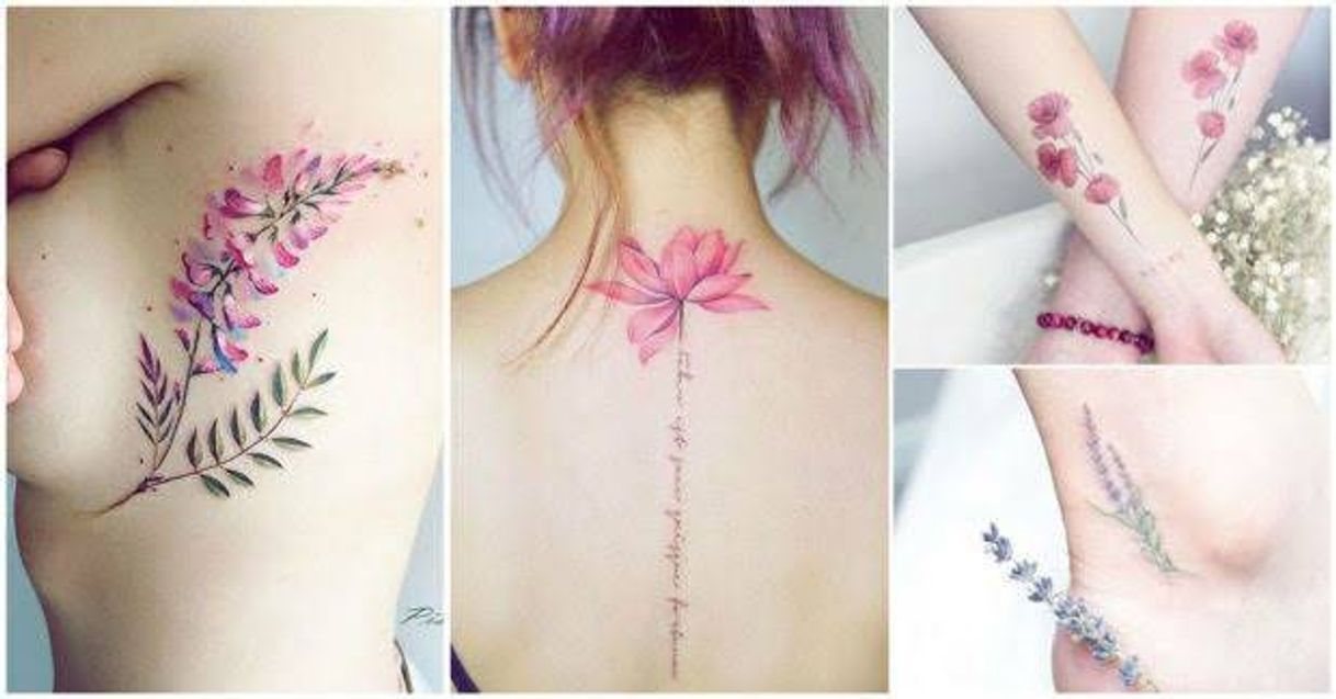 Fashion Tatuajes de flores 