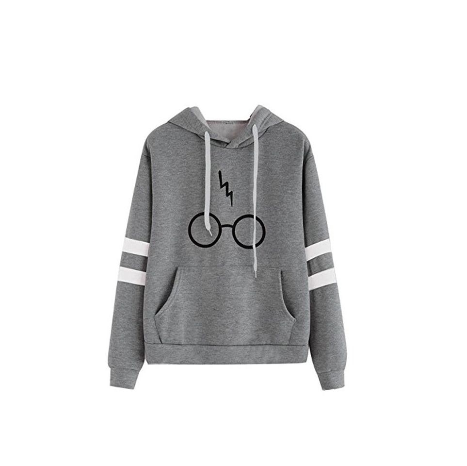 Social :Minetom Mujeres Camisetas Manga Larga Varsity Gafas Encapuchado Camisa de Entrenamiento Sudaderas