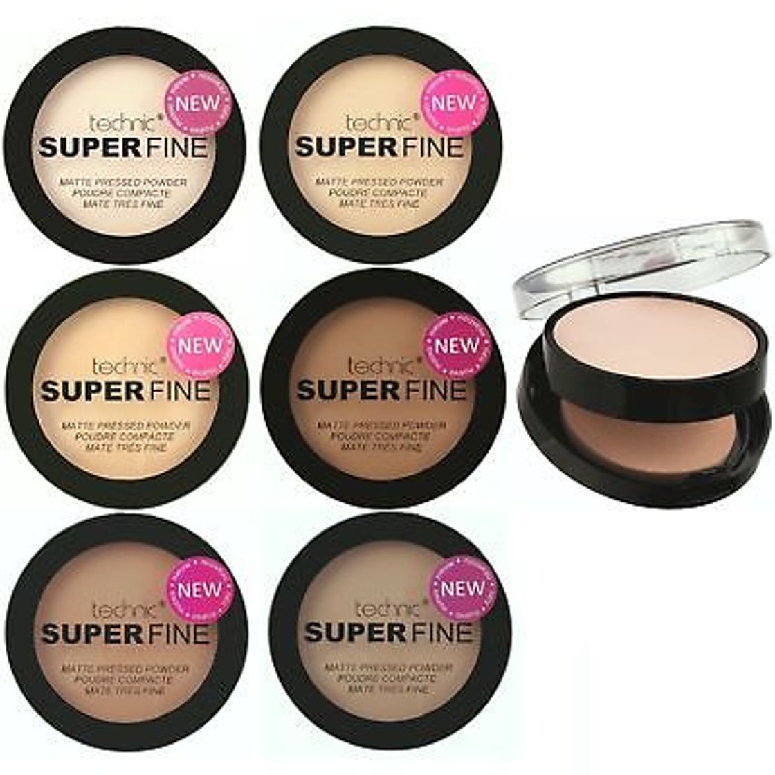 Product Polvos compactos fine matte foundation