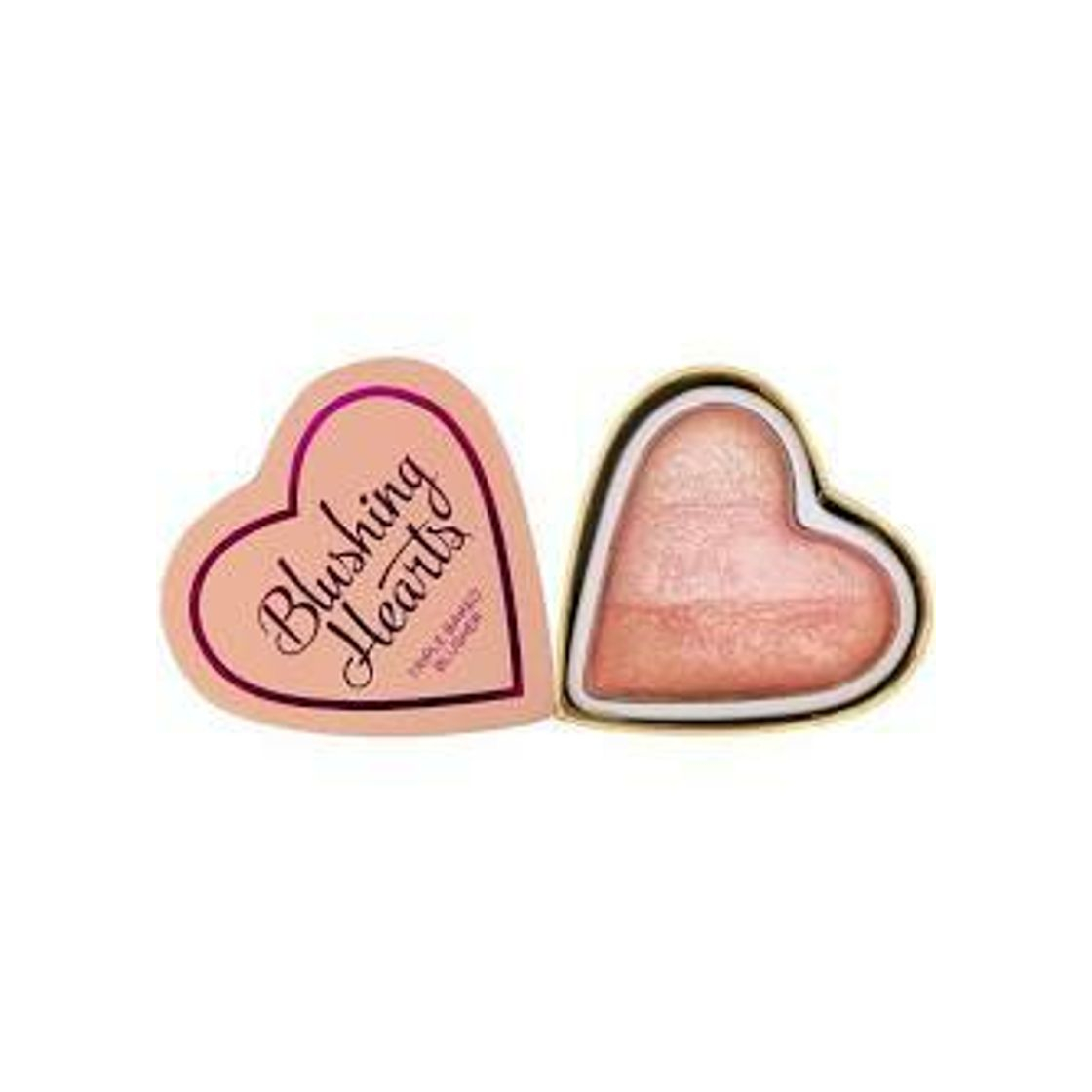 Social Blushing hearts highlight