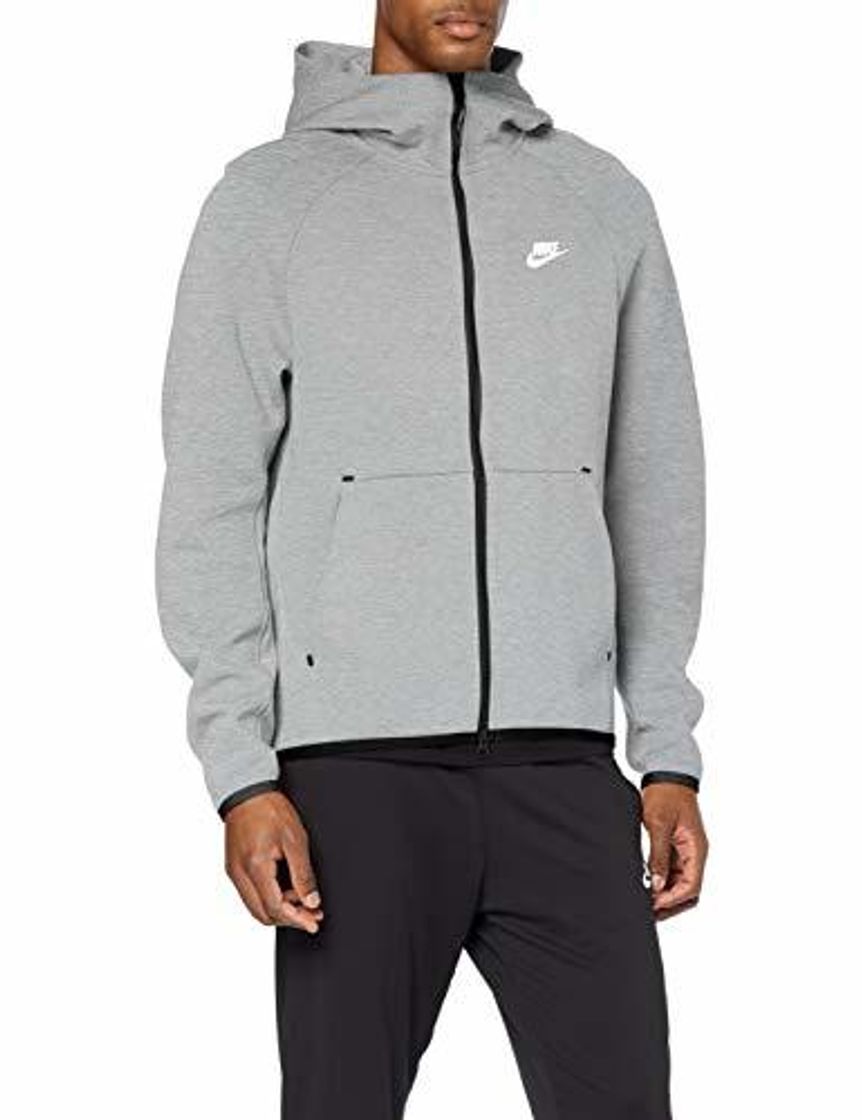 Fitness Nike Sportswear Tech Fleece Sudadera, Hombre, Gris