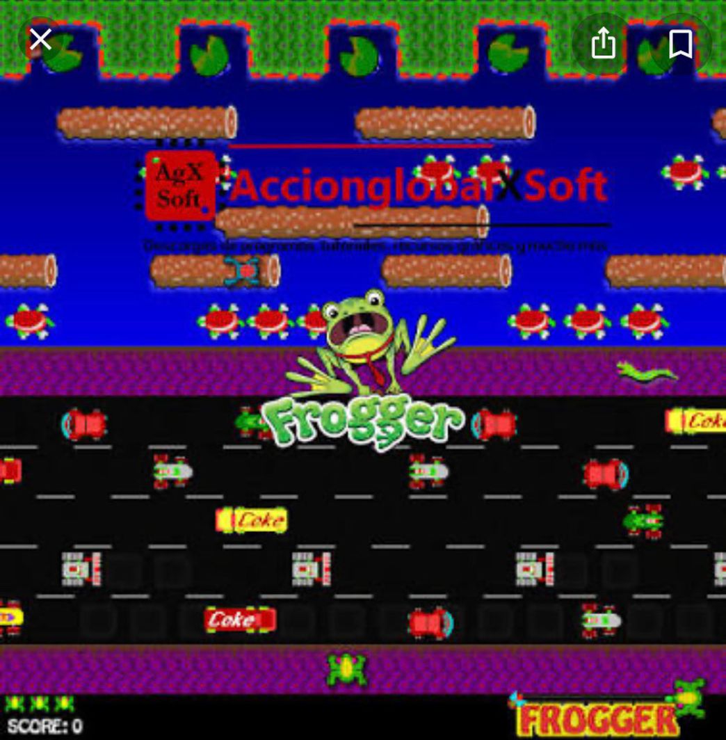 Videogames Frogger