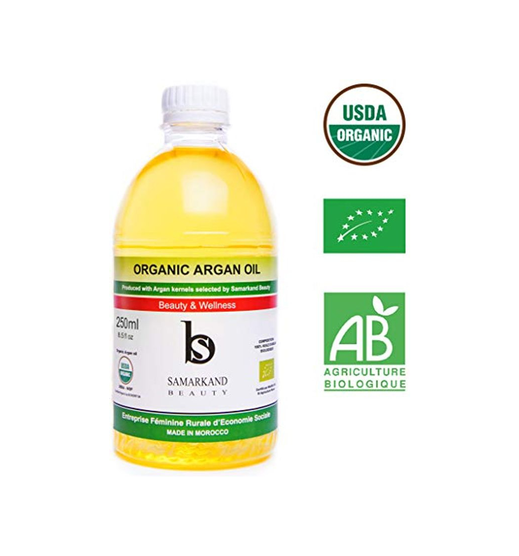 Productos 250 ml Aceite de Argán BIO 100% Puro Primera Presión en Frío