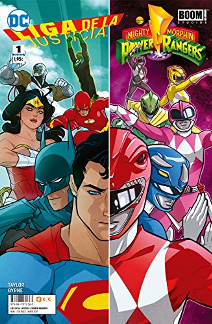 Books Liga de la Justicia/Power Rangers 1