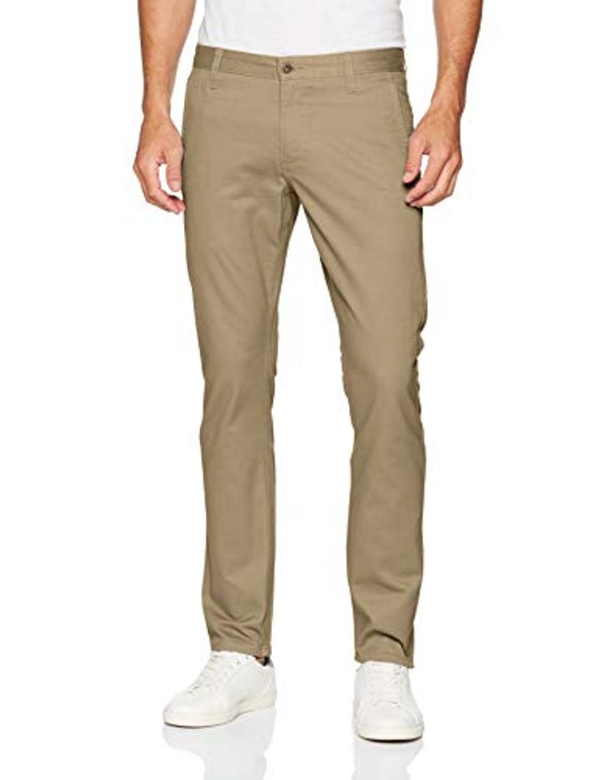 Fashion Dockers Alpha 4-Way Stretch Chino Slim Tapered Pantalones, Verde Olive 0001, 34W