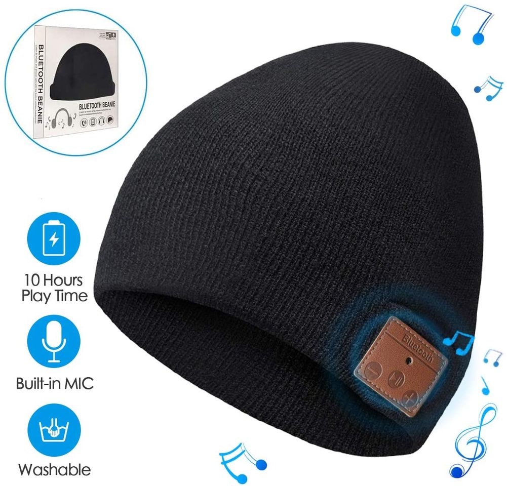 Moda Gorro con audifonos para pasar desapercibido