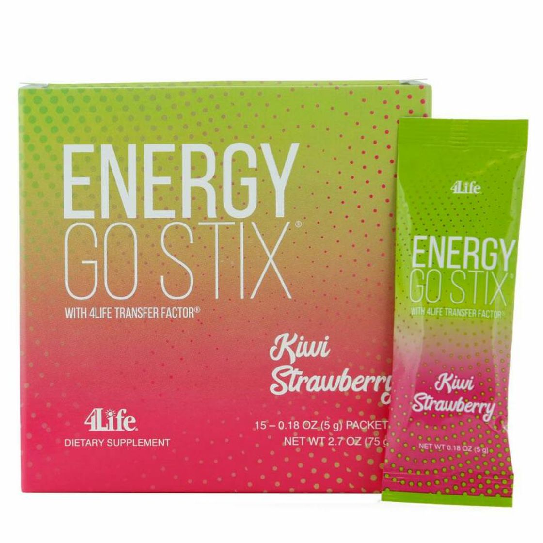 Moda Energy Go Stix® Kiwi y Fresa. 