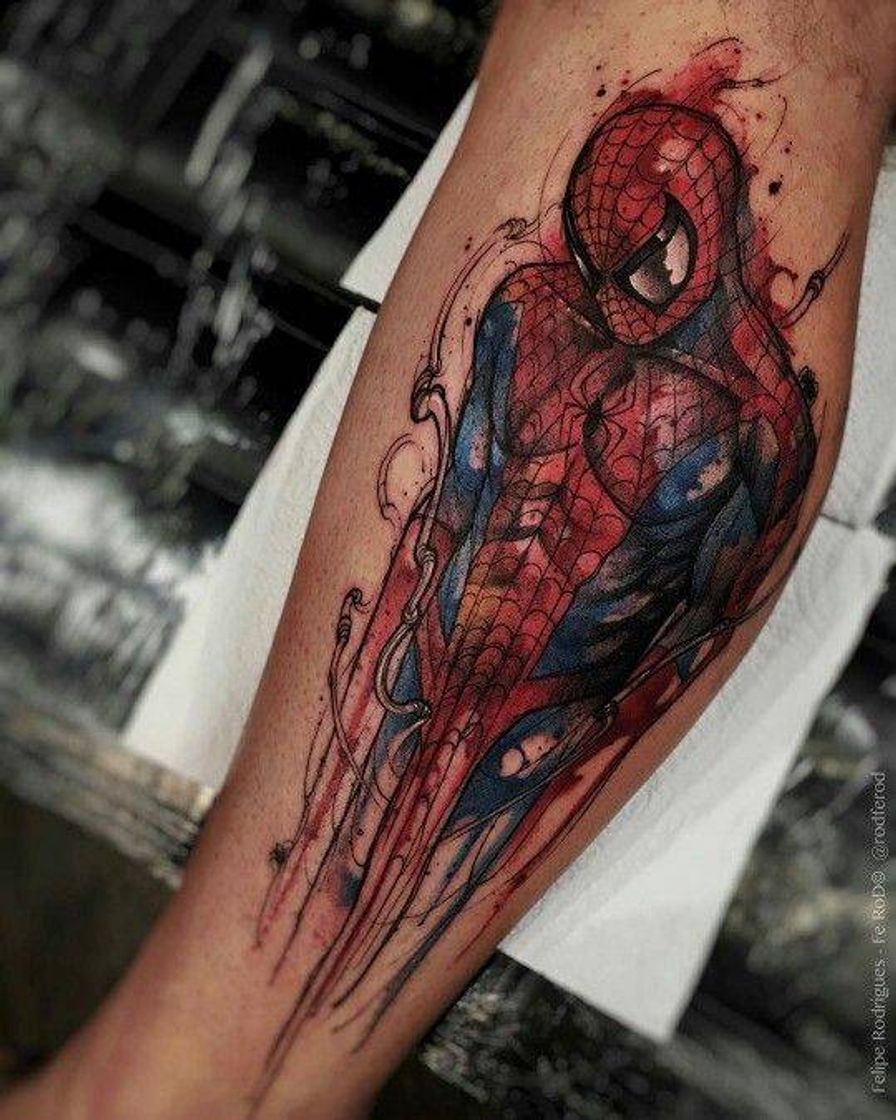 Moda Spider-Man Tattoo