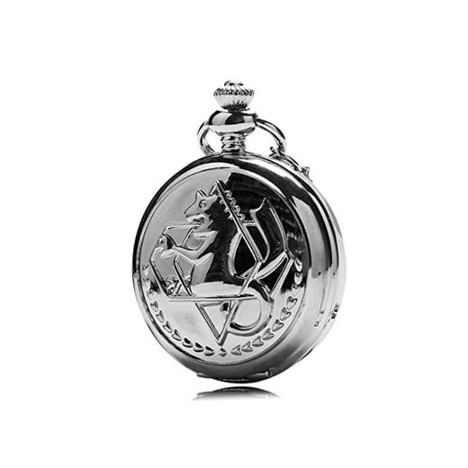 Fullmetal Alchemist Reloj De Bolsillo Estilo Antiguo Steampunk Reloj De Cuarzo Colgante
