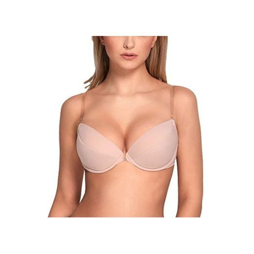 Vivisence Eve 1012 Sujetador Push-Up con Tirantes Y Espalda De Silicona para