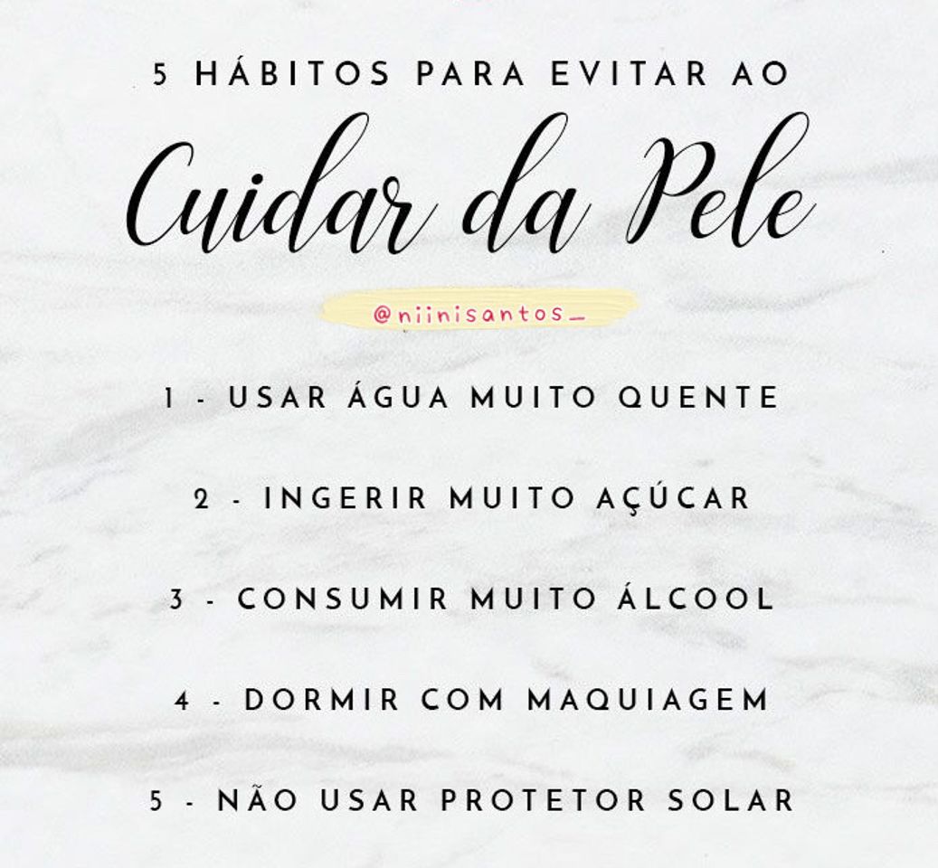 Moda Cuidados com a pele ❤️