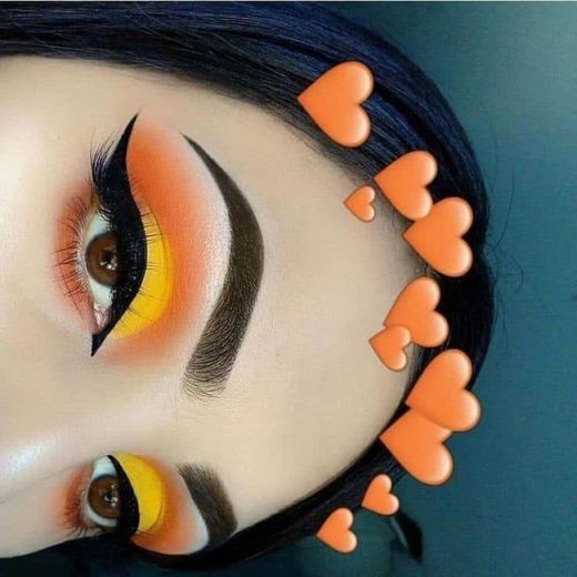 Orange Make up 