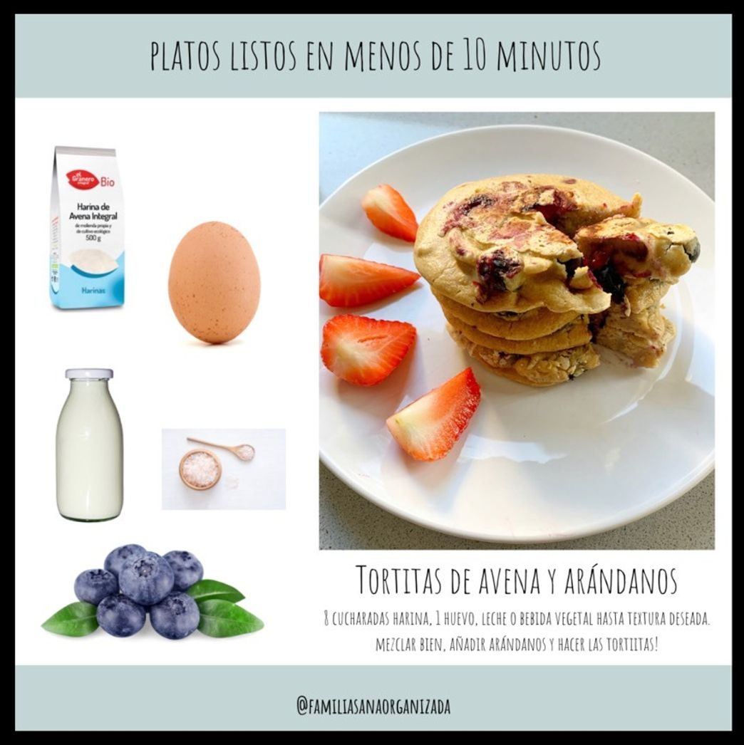 Fashion Tortitas de avena y arándanos