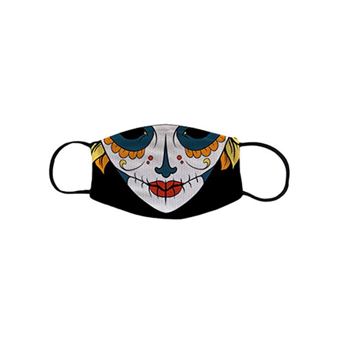 Producto Cubreboca tapaboca Reutilizable ilustración Calavera mejicana de Catrina