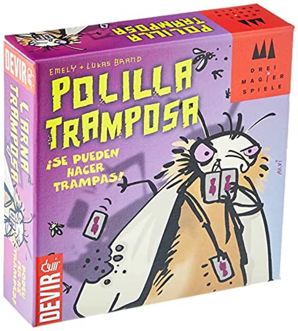 Producto Devir-Juego Polilla Tramposa ¡Ganara Quien Antes Se Deshaga De Sus Cartas, Multicolor,