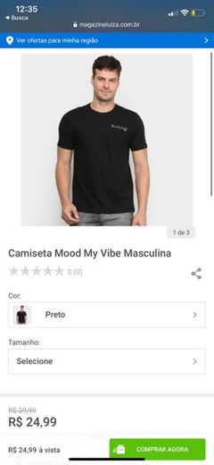 Blusa masculina