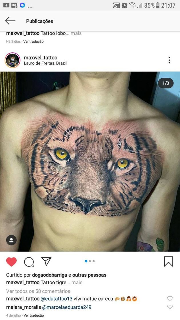 Tatuagem Para Homem Também Tem ! 