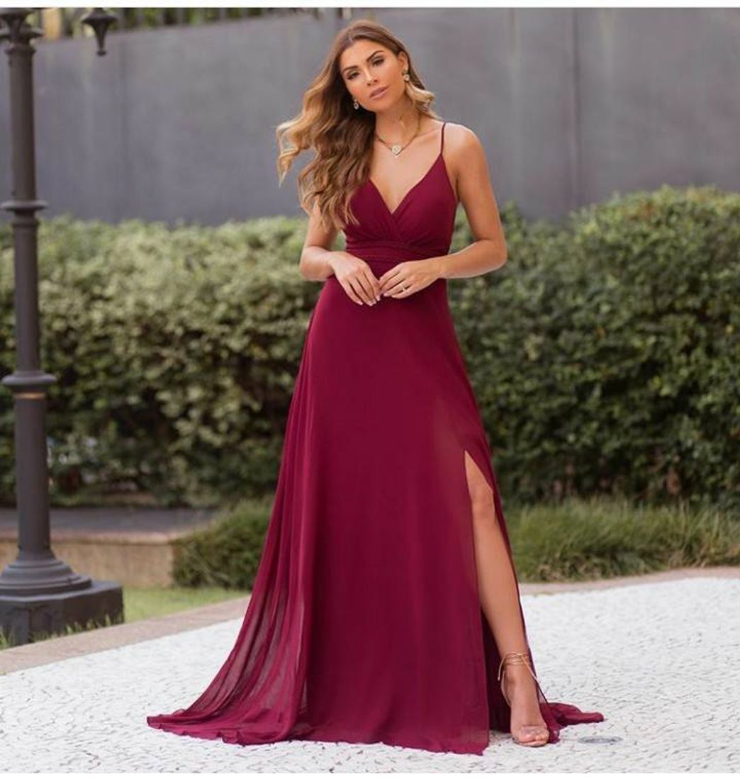 Vestido Cor Vermelha 