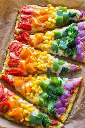 Raibow pizza 🍕