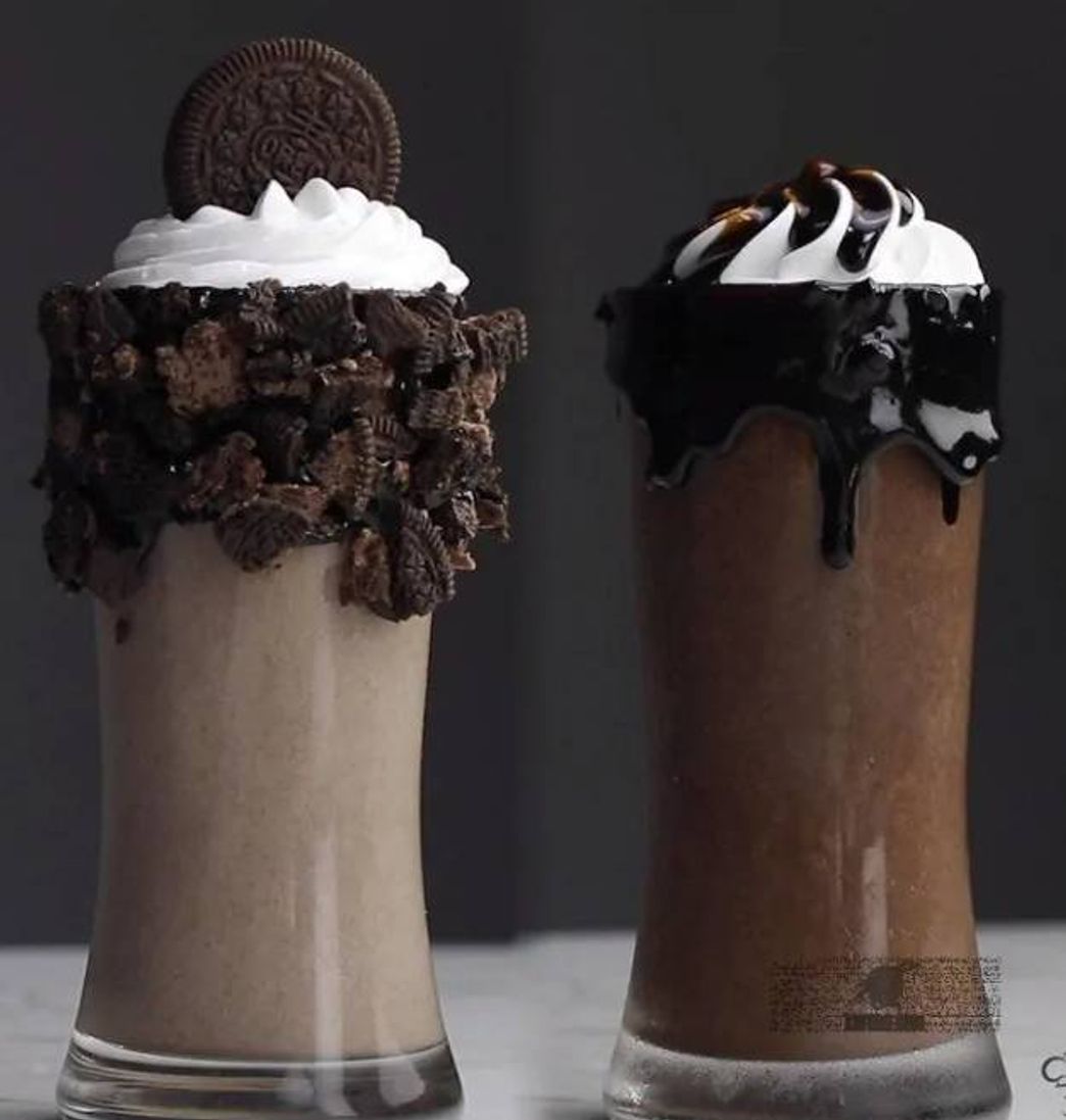 Fashion receita milkshake de oreo e milkshake de chocolate♥️