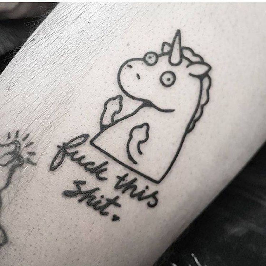 Moda f*ck this sh*t tattoo