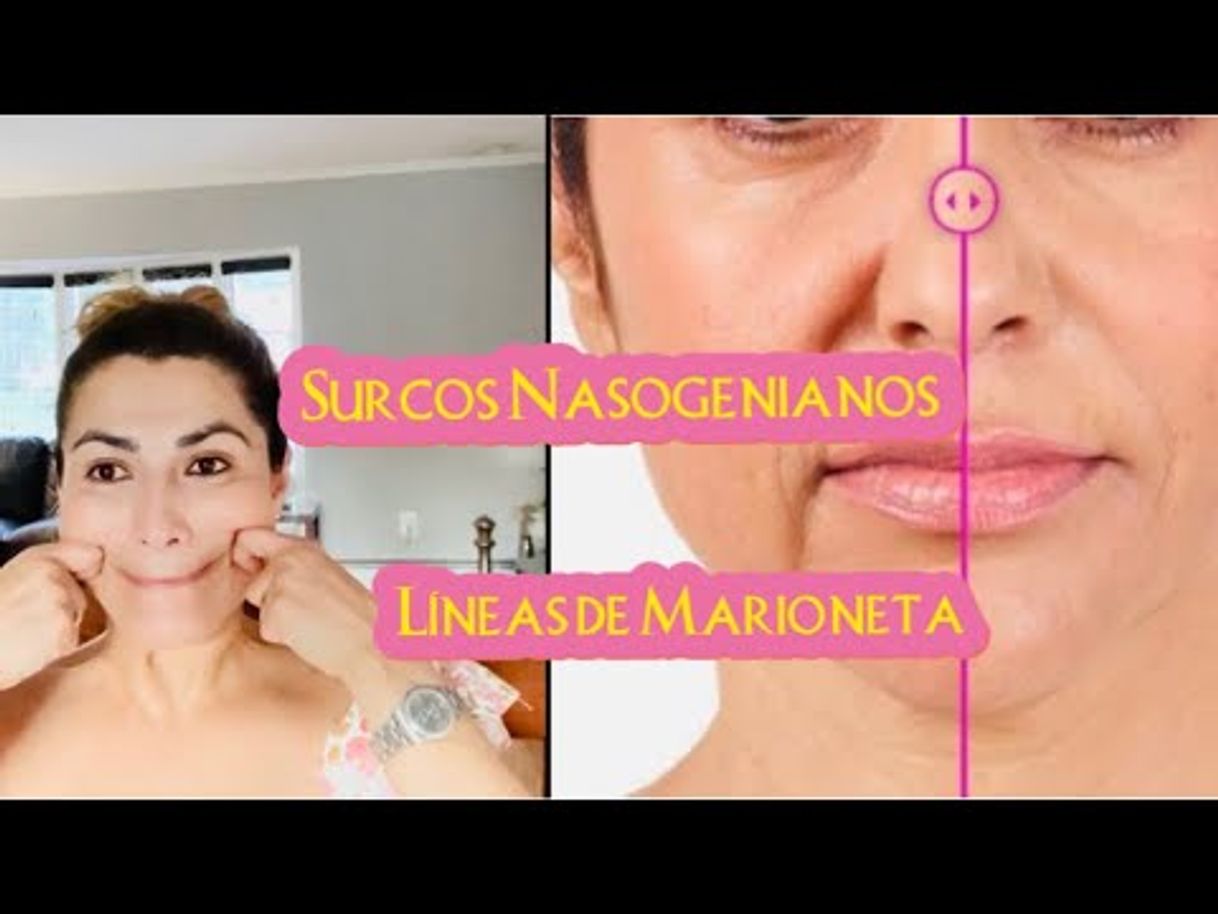 Moda Yoga facial y Masaje para corregir Las LÍNEAS DE MARIONETAS ...