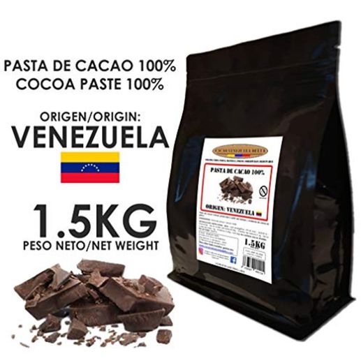 Cacao Venezuela Delta - Chocolate Negro Puro 100% · Origen Venezuela