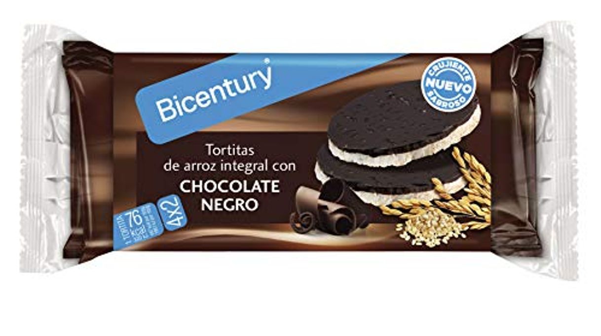 Productos Bicentury - Tortitas Nackis - Arroz Integral Con Chocolate Negro - 4