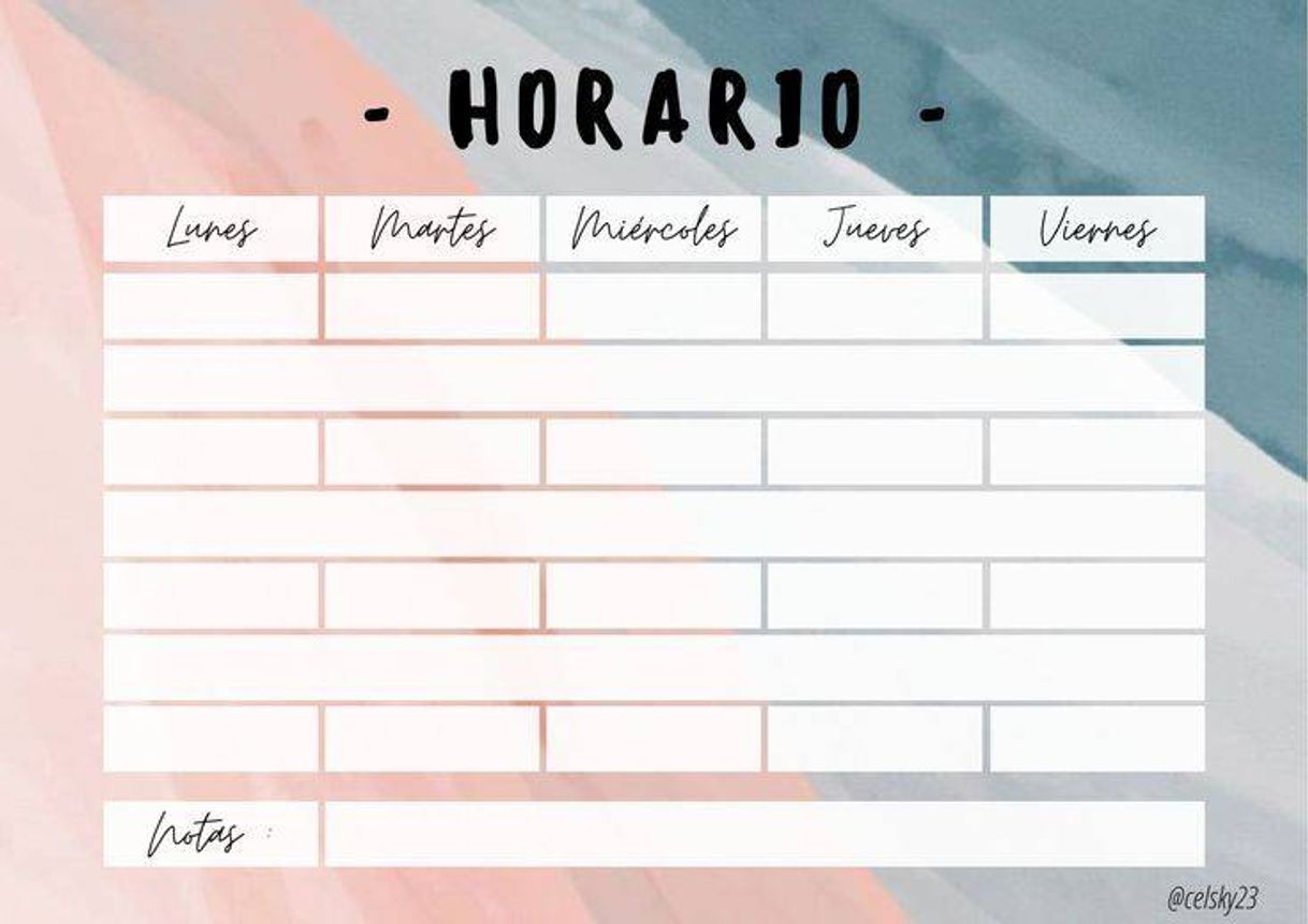 Fashion Horario